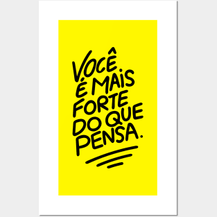 Você é mais forte do que pensa Posters and Art